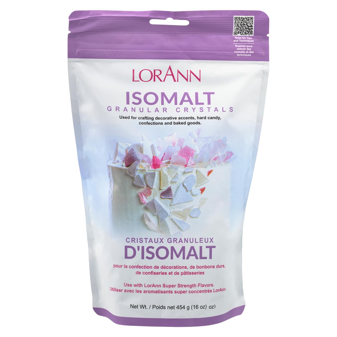 LorAnn Isomalt Granular Crystals, 16oz.